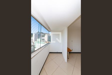 Varanda da Sala de apartamento para alugar com 3 quartos, 85m² em Buritis, Belo Horizonte