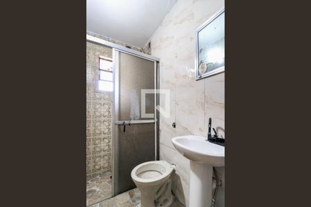 Banheiro de kitnet/studio para alugar com 1 quarto, 17m² em Santo Amaro, São Paulo