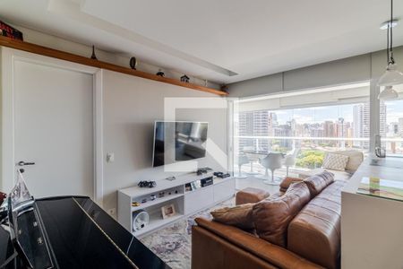 Sala de apartamento à venda com 1 quarto, 58m² em Pinheiros, São Paulo