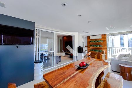 Varanda da Sala de apartamento à venda com 3 quartos, 137m² em Vila Regente Feijó, São Paulo
