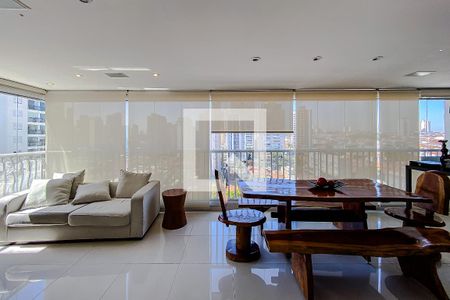Varanda da Sala de apartamento à venda com 3 quartos, 137m² em Vila Regente Feijó, São Paulo