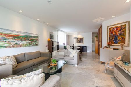 Sala de apartamento à venda com 4 quartos, 212m² em Serra, Belo Horizonte