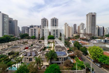 Vista da Varanda de apartamento à venda com 2 quartos, 98m² em Brooklin, São Paulo