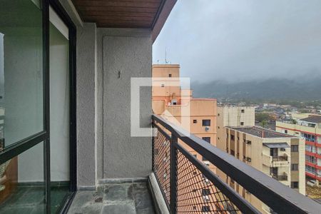 Varanda de apartamento para alugar com 2 quartos, 90m² em Balneario Cidade Atlantica, Guarujá