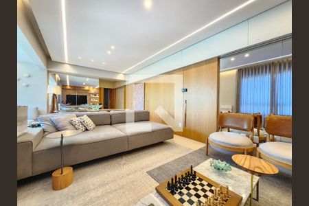 Sala de apartamento à venda com 4 quartos, 126m² em Vila da Serra, Nova Lima