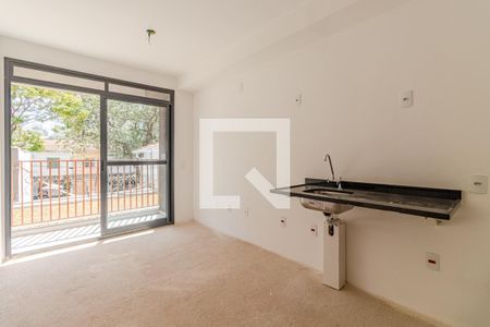 Sala/Cozinha de apartamento para alugar com 1 quarto, 28m² em Pinheiros, São Paulo