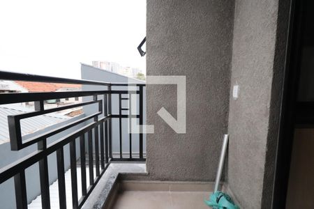 Varanda da Sala de apartamento para alugar com 2 quartos, 59m² em Parque São Jorge, São Paulo