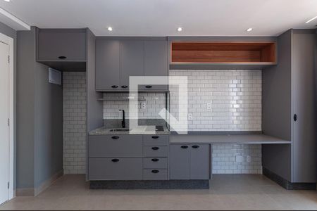 Cozinha Americana de apartamento para alugar com 1 quarto, 28m² em Vila Romana, São Paulo