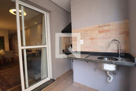 Varanda da Sala de apartamento à venda com 2 quartos, 66m² em Campestre, Santo André