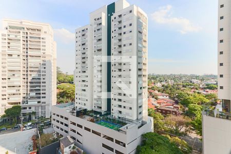 Vista Varanda da Sala/Cozinha de apartamento à venda com 1 quarto, 29m² em Butantã, São Paulo