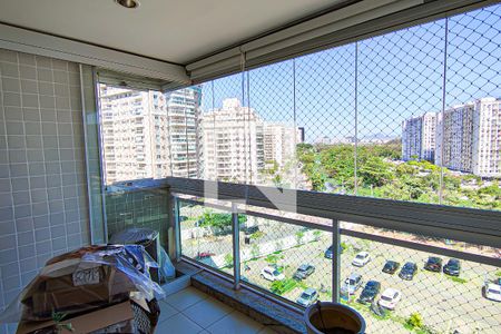 Sala - varanda de apartamento à venda com 3 quartos, 73m² em Barra Olímpica, Rio de Janeiro