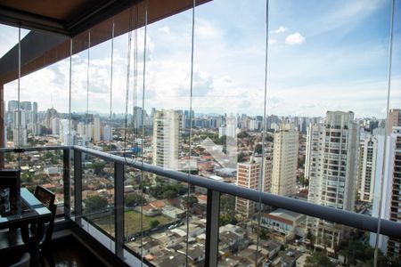 Varanda Sala de apartamento à venda com 1 quarto, 83m² em Brooklin, São Paulo