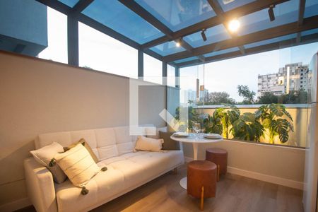 Varanda do Studio de apartamento à venda com 1 quarto, 31m² em Santo Amaro, São Paulo