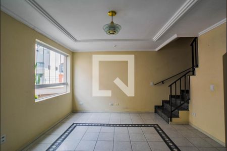 Sala de casa de condomínio para alugar com 3 quartos, 167m² em Vila Homero Thon, Santo André