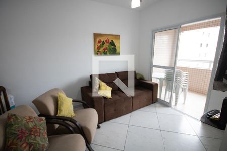 Sala de apartamento para alugar com 1 quarto, 57m² em Cidade Ocian, Praia Grande