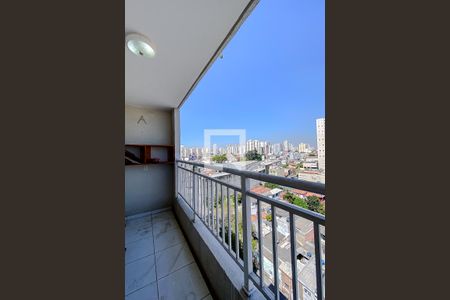 Varanda da Sala de apartamento para alugar com 1 quarto, 33m² em Belenzinho, São Paulo