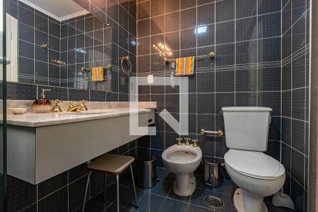 Banheiro Social de apartamento para alugar com 1 quarto, 55m² em Jardim Paulista, São Paulo