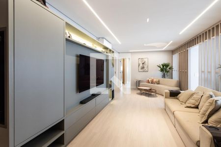 Sala de apartamento à venda com 3 quartos, 136m² em Vila Anastácio, São Paulo