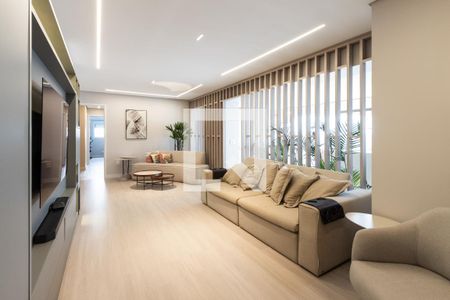 Sala de apartamento à venda com 3 quartos, 136m² em Vila Anastácio, São Paulo