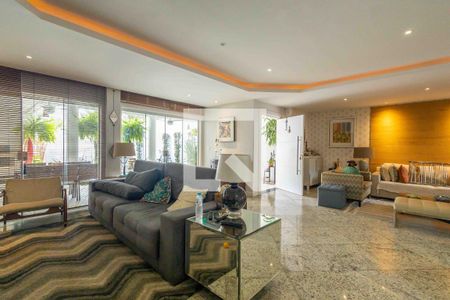 Sala de casa de condomínio à venda com 4 quartos, 354m² em Recreio dos Bandeirantes, Rio de Janeiro