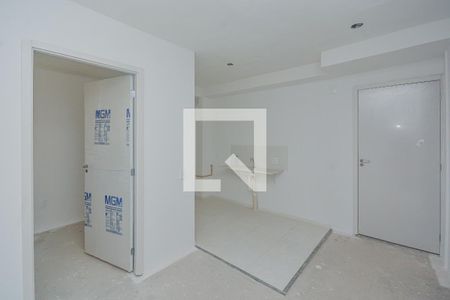 Sala/Cozinha de apartamento à venda com 2 quartos, 34m² em Veleiros, São Paulo