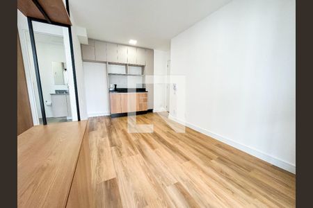 Sala/Cozinha de apartamento para alugar com 1 quarto, 35m² em Cidade Monções, São Paulo