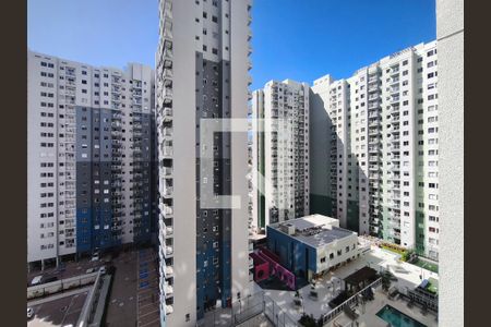 Vista da Sala de apartamento à venda com 1 quarto, 34m² em Santo Cristo, Rio de Janeiro