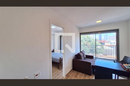Sala/Cozinha de apartamento para alugar com 1 quarto, 32m² em Pompeia, São Paulo