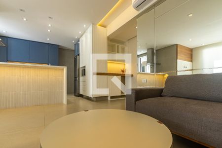 Sala de apartamento para alugar com 3 quartos, 95m² em Itaim Bibi, São Paulo