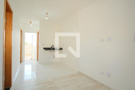 Sala/Cozinha de apartamento à venda com 2 quartos, 55m² em Vila Gomes Cardim, São Paulo