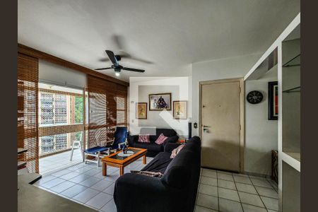 Sala de apartamento para alugar com 3 quartos, 82m² em Boqueirão, Santos