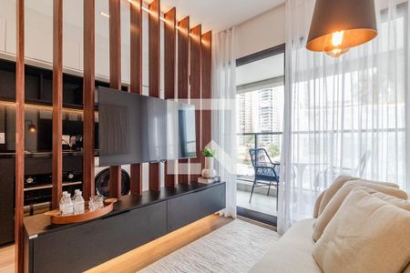 Sala de apartamento para alugar com 1 quarto, 41m² em Jardins, São Paulo