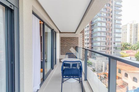 Varanda de apartamento para alugar com 1 quarto, 41m² em Jardins, São Paulo
