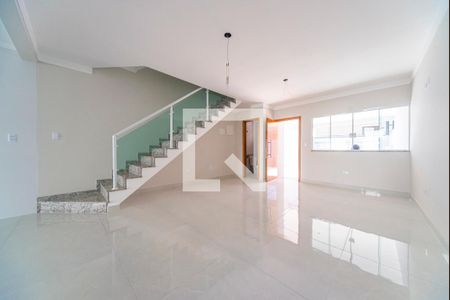 Sala de casa à venda com 3 quartos, 190m² em Vila Scarpelli, Santo André