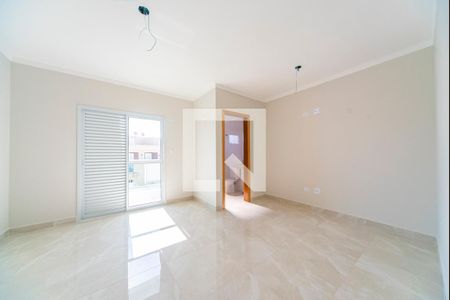 Suíte 1 de casa à venda com 3 quartos, 190m² em Vila Scarpelli, Santo André