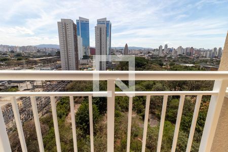 Sacada da Sala de apartamento para alugar com 1 quarto, 28m² em Parque Industrial Tomas Edson, São Paulo