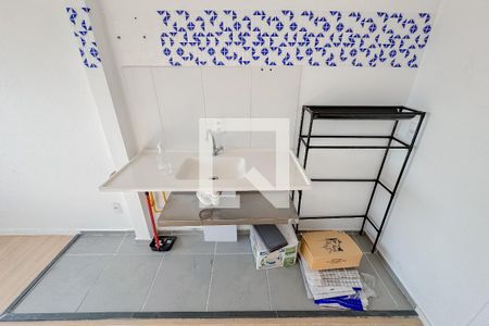 Sala/Cozinha de apartamento à venda com 1 quarto, 24m² em Sé, São Paulo