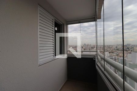 Varanda da Sala de apartamento à venda com 3 quartos, 106m² em Vila Valparaíso, Santo André