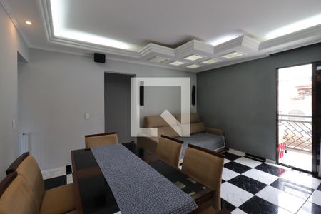 Sala de apartamento à venda com 3 quartos, 91m² em Parque João Ramalho, Santo André