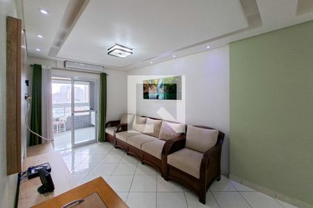 Sala de apartamento para alugar com 3 quartos, 107m² em Cidade Ocian, Praia Grande