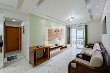 Sala de apartamento para alugar com 3 quartos, 107m² em Cidade Ocian, Praia Grande