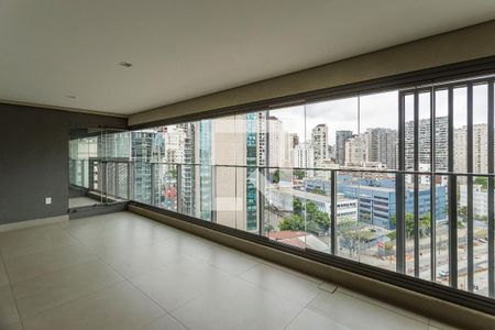 Varanda da Sala de apartamento à venda com 3 quartos, 160m² em Vila Olímpia, São Paulo