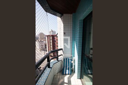 Varanda de apartamento para alugar com 1 quarto, 72m² em Guilhermina, Praia Grande