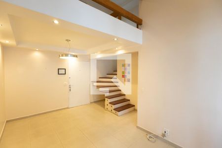Sala de apartamento à venda com 1 quarto, 50m² em Brooklin, São Paulo