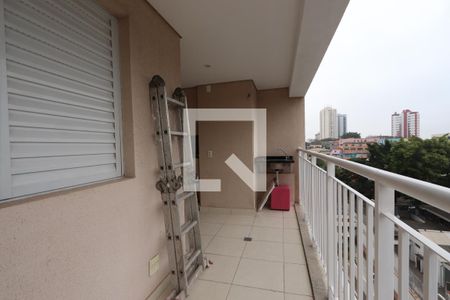 Varanda da Sala de apartamento para alugar com 2 quartos, 56m² em Vila Formosa, São Paulo