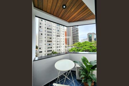 Varanda de apartamento para alugar com 1 quarto, 48m² em Itaim Bibi, São Paulo
