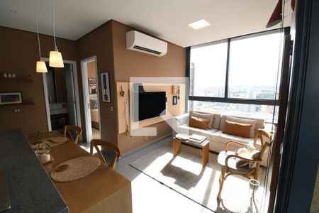 Sala de apartamento para alugar com 1 quarto, 46m² em Centro, Campinas