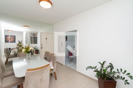 Sala de Jantar e TV de apartamento à venda com 2 quartos, 72m² em Diamante, Belo Horizonte