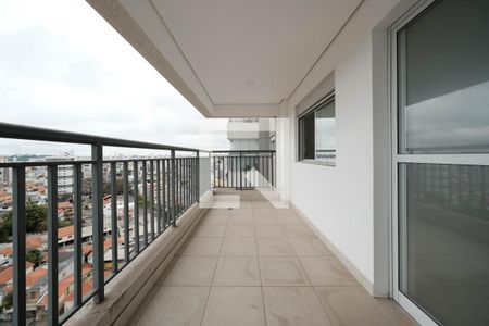 Varanda da Sala/Cozinha de apartamento à venda com 2 quartos, 63m² em Vila Guilhermina, São Paulo