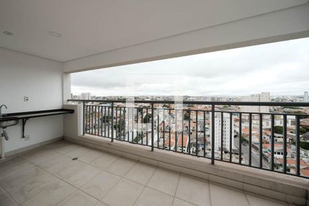 Varanda da Sala/Cozinha de apartamento à venda com 2 quartos, 63m² em Vila Guilhermina, São Paulo